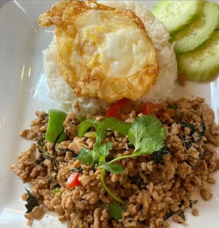 Kra Prao with Fried Egg
