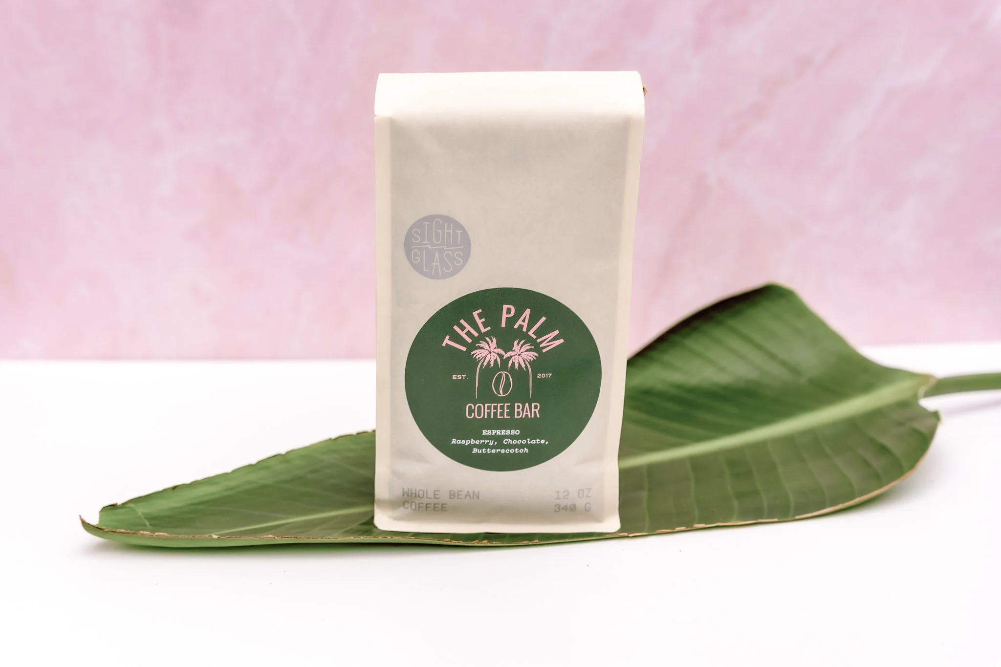 Bag of fresh roasted coffee