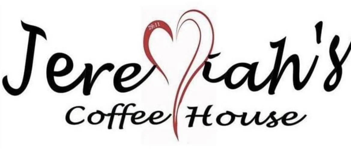Logo of Jeremiah's Coffee House featuring a heart design