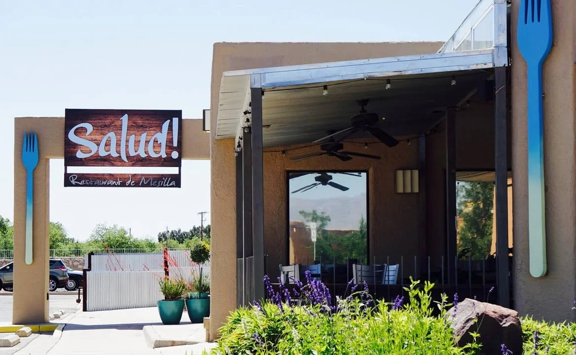 Salud de Mesilla restaurant exterior in Las Cruces, New Mexico