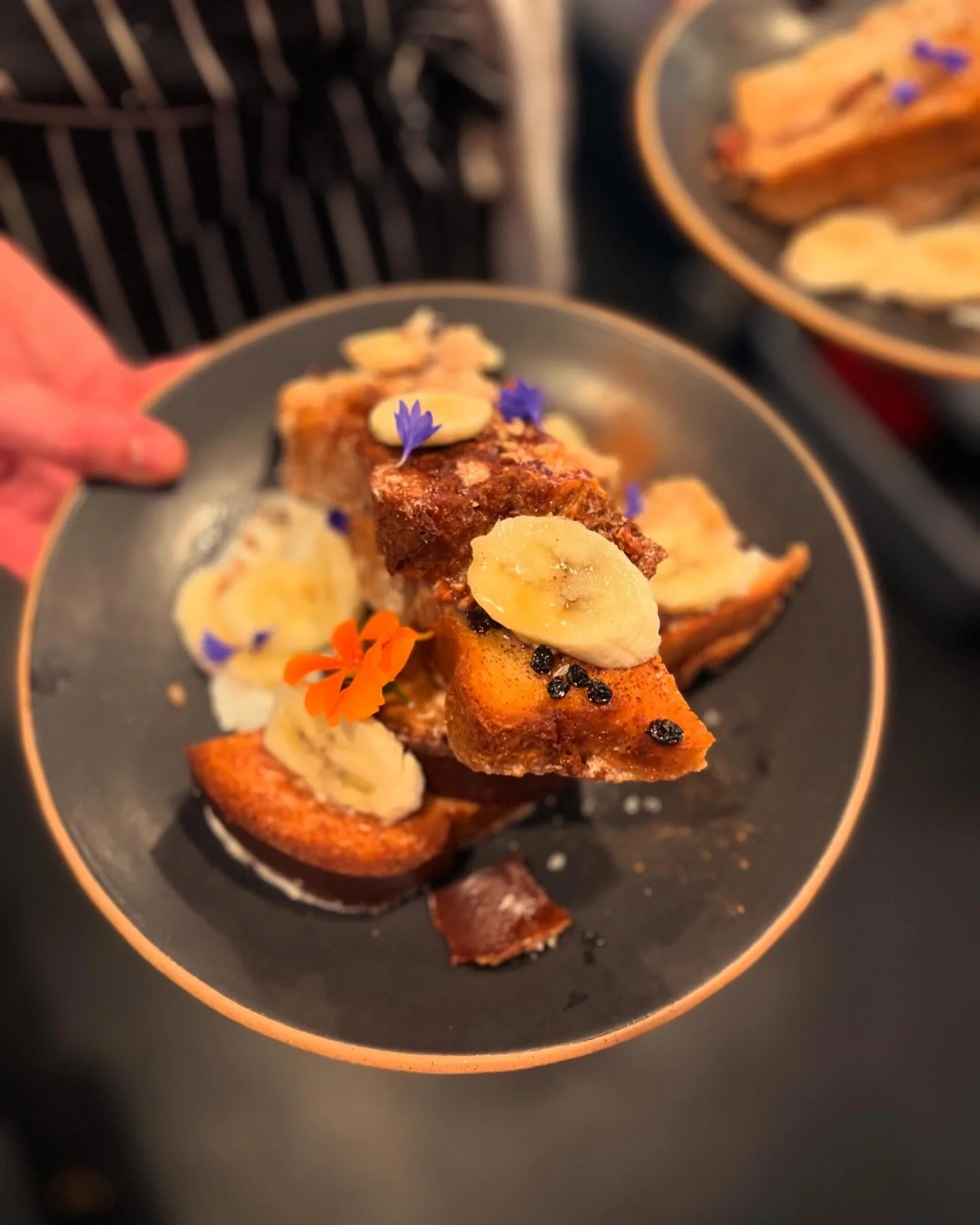 A restaurant chef preparing a dish