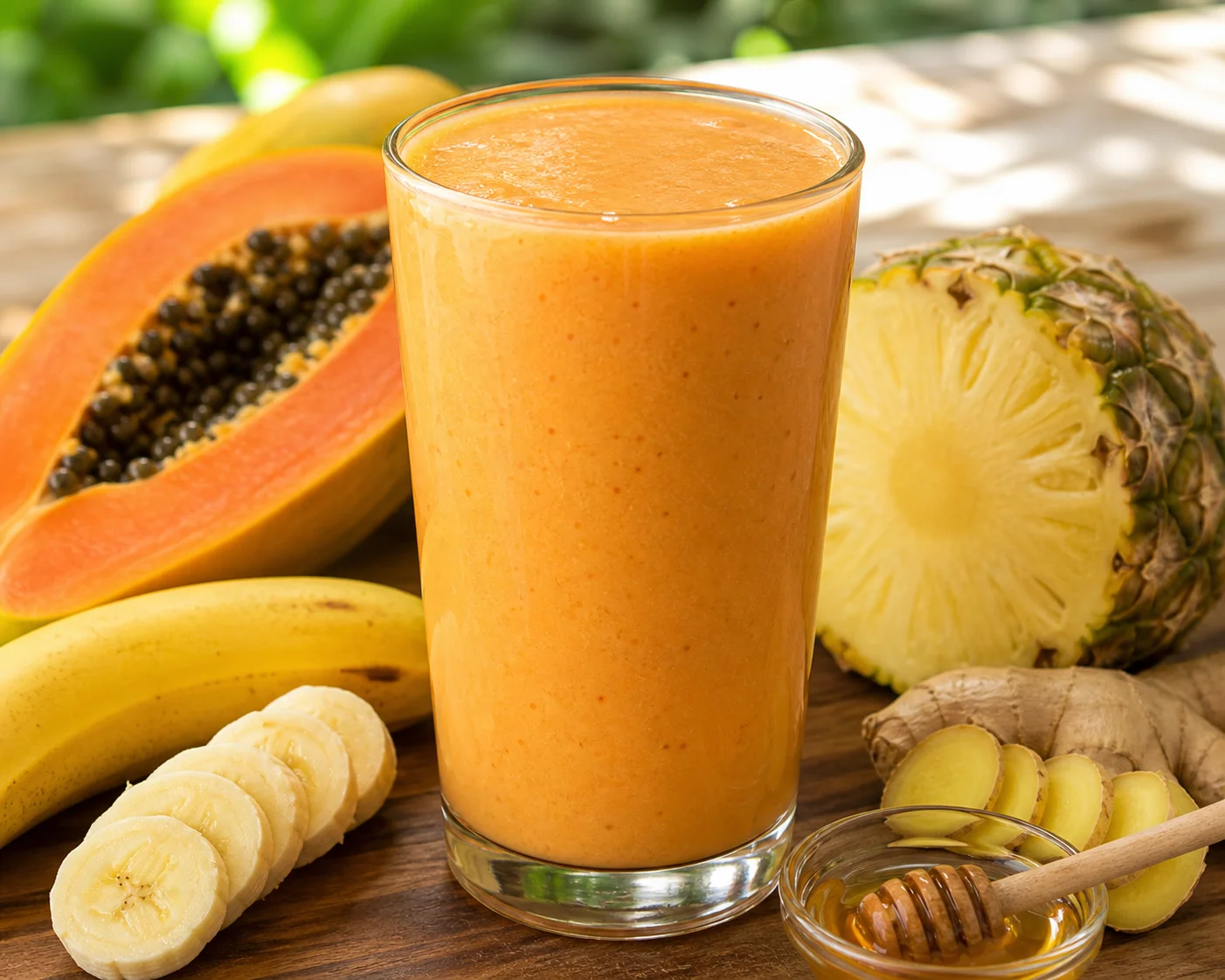 Papaya Ginger Smoothie