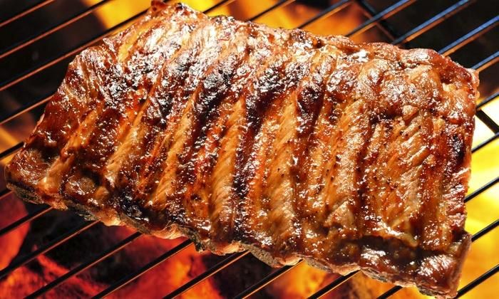 Full Ribs Baby Rack Pork | All American BBQ (Barbecue) Smoked Ribs ...