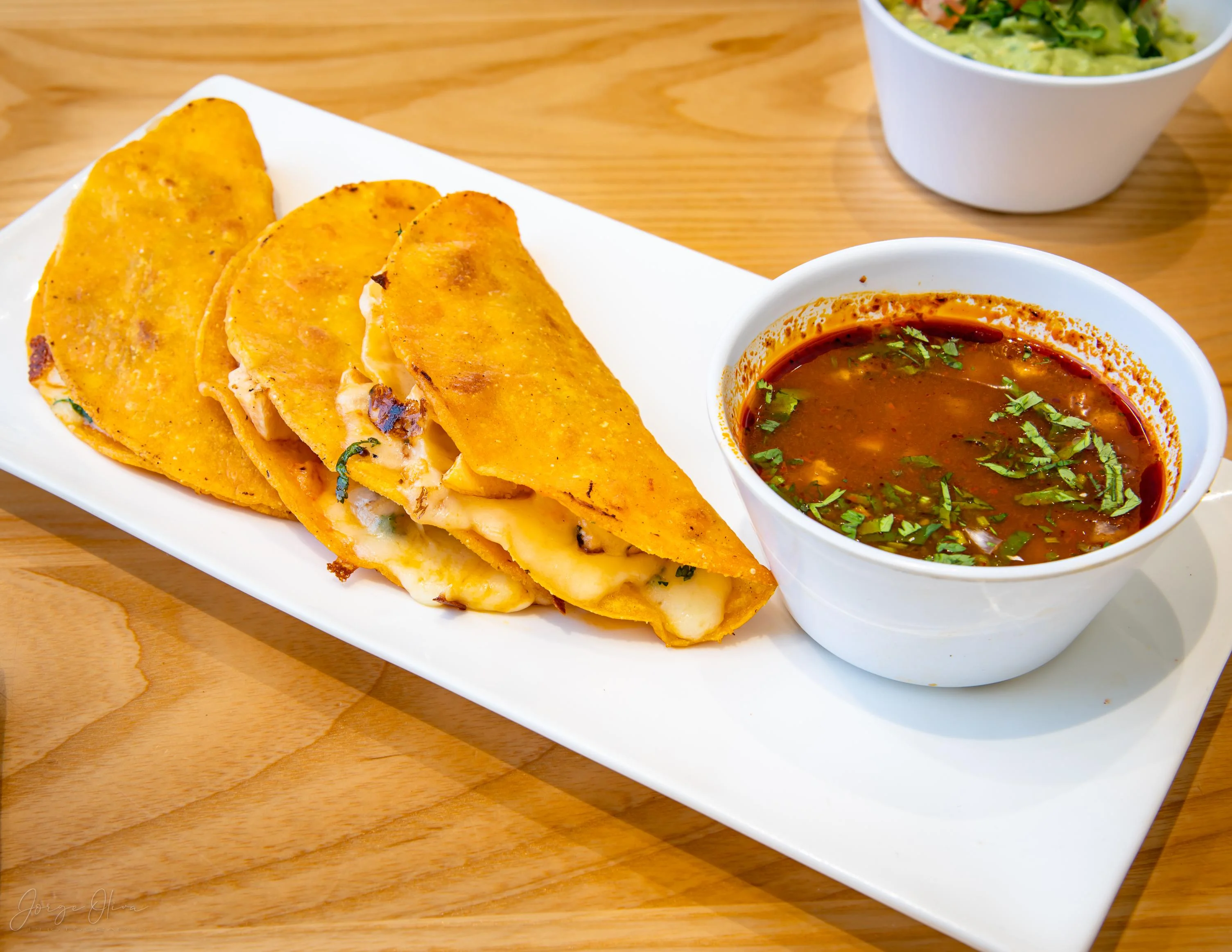 Signature Birria (salmon/shrimp) Taco