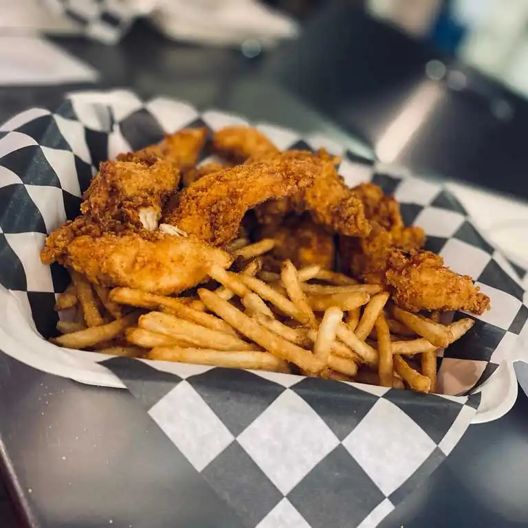 Chicken fingers and fries