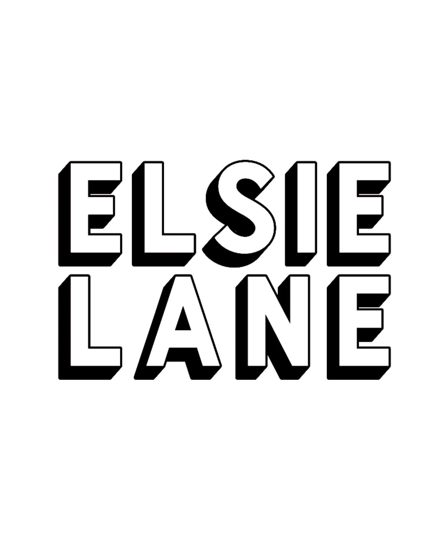 Stylish typography for Elsie Lane restaurant branding