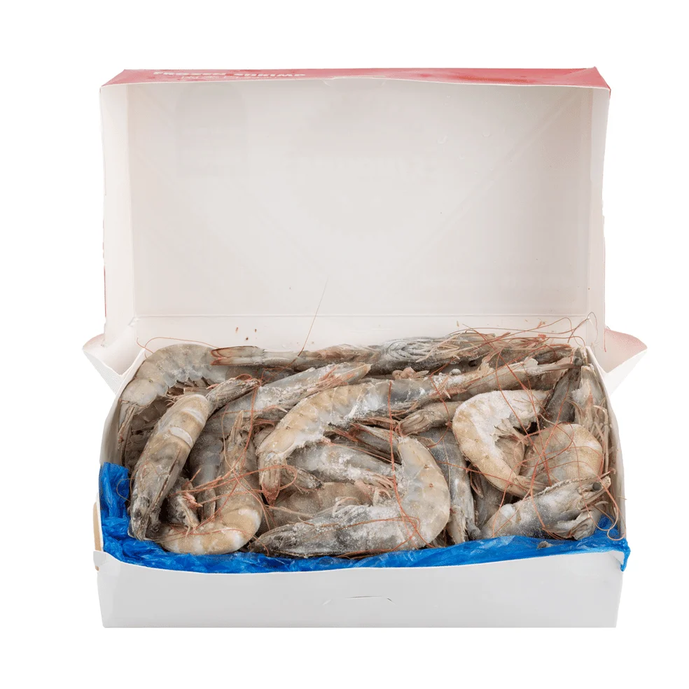 Shrimp wh 30-40 Head-on 4lb