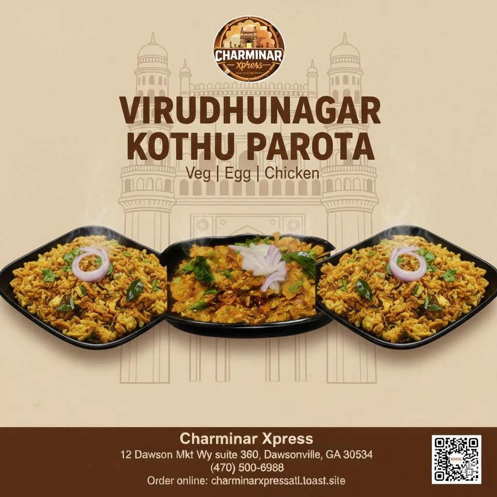 Virudhunagar Kothu Parota, a South Indian street food delight