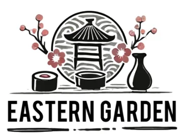 Logo of Eastern Garden restaurant featuring Asian design elements