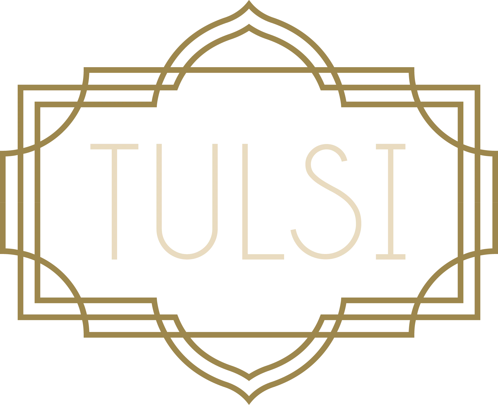 Elegant logo design for Tulsi restaurant