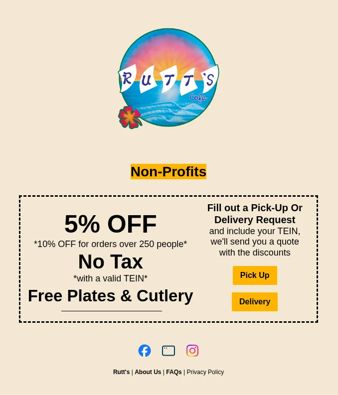 Non-Profits - 5% OFF & More