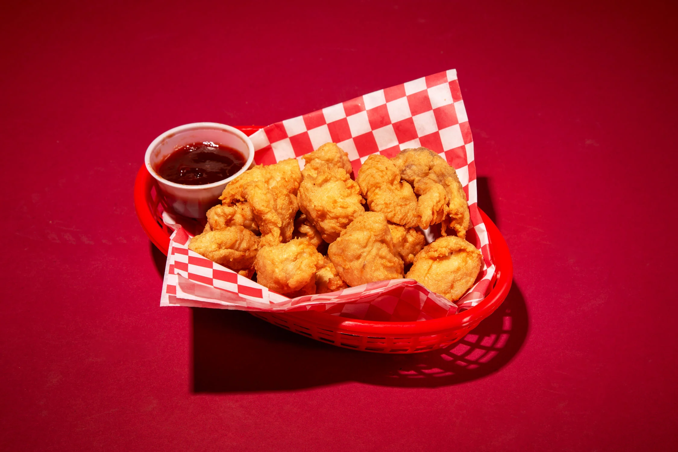 Fried chunks from Chicken Shack in Harrah