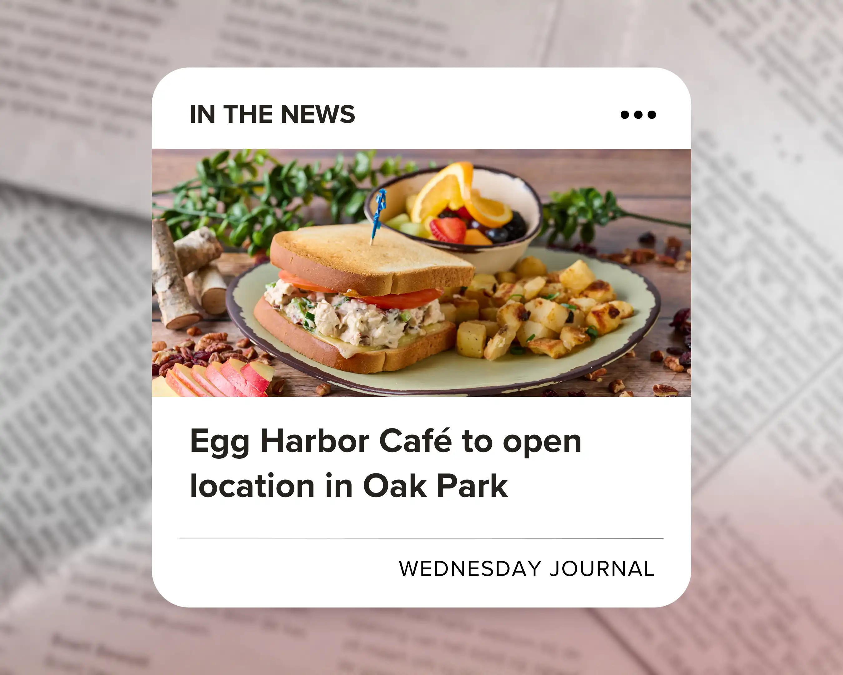 Egg Harbor Cafe to open location in Oak Park - Wednesday Journal