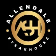 Allendale Steakhouse logo in gold and black design