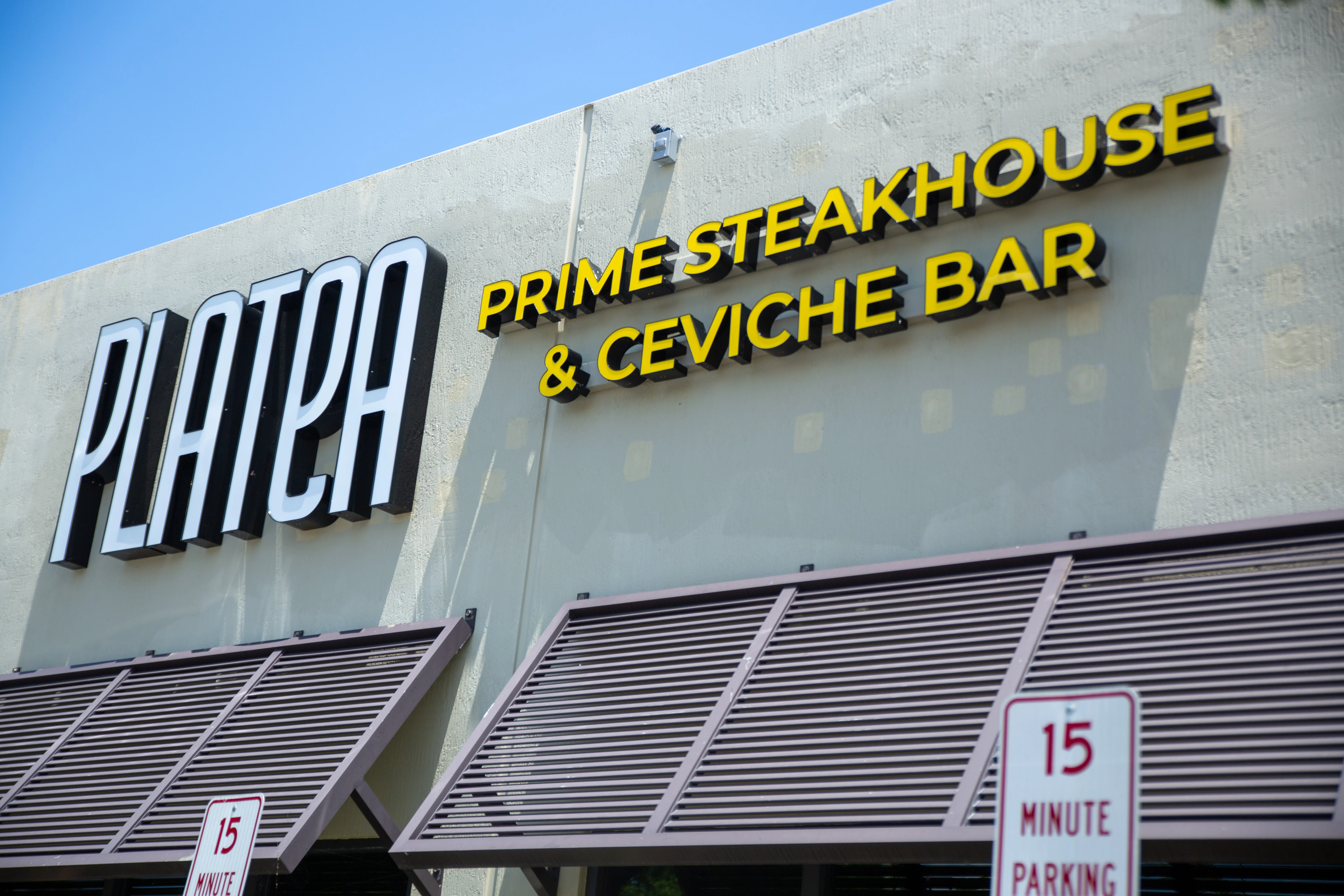 Exterior view of PLATEA Prime Steakhouse & Ceviche Bar