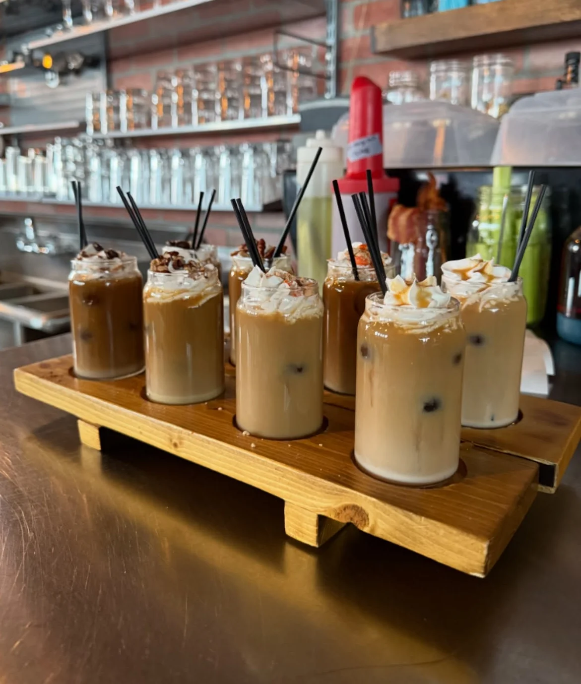 Boozy Iced Coffee Flight