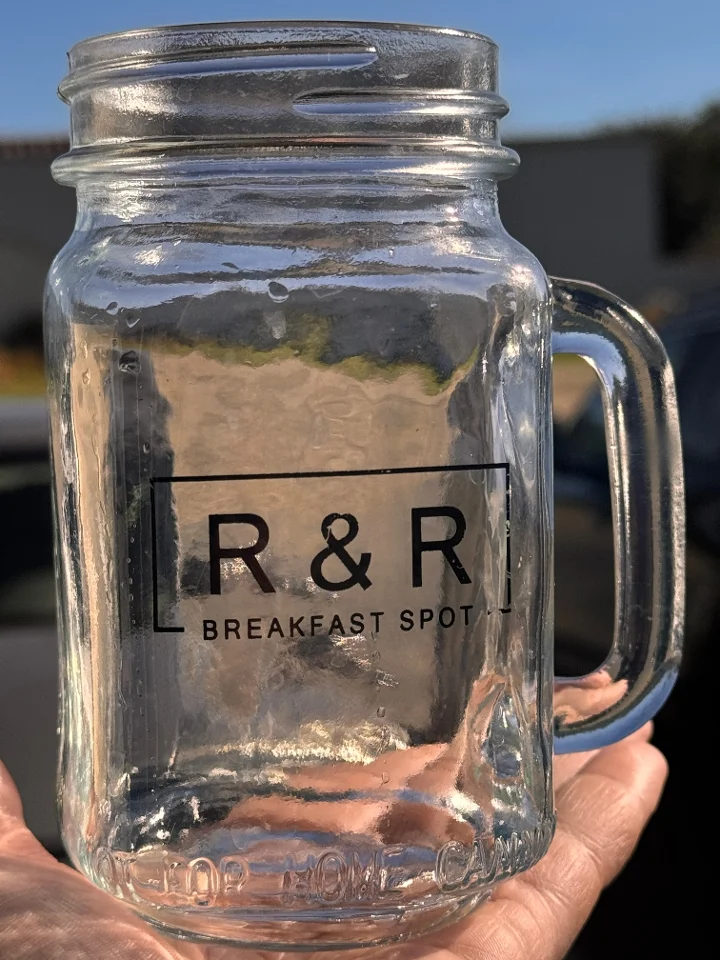Take Home R & R Mason Glass