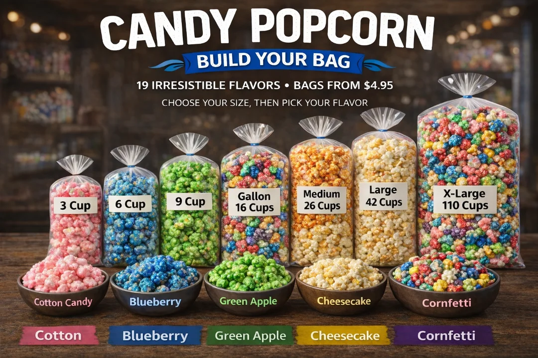 Candy Popcorn Flavors (Build your bag)