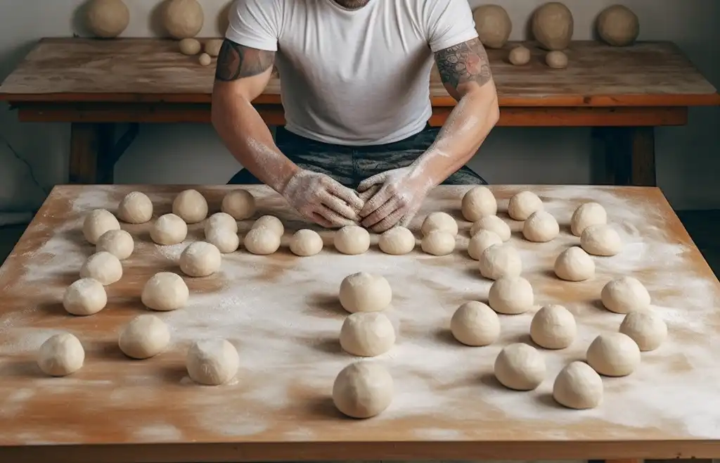hand made dough