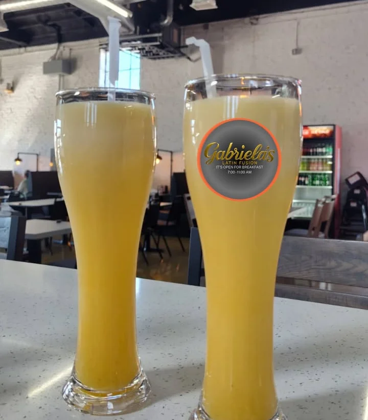 Refreshing Latin fusion drinks in tall glasses
