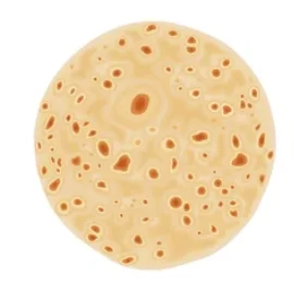 Traditional Middle Eastern pita bread