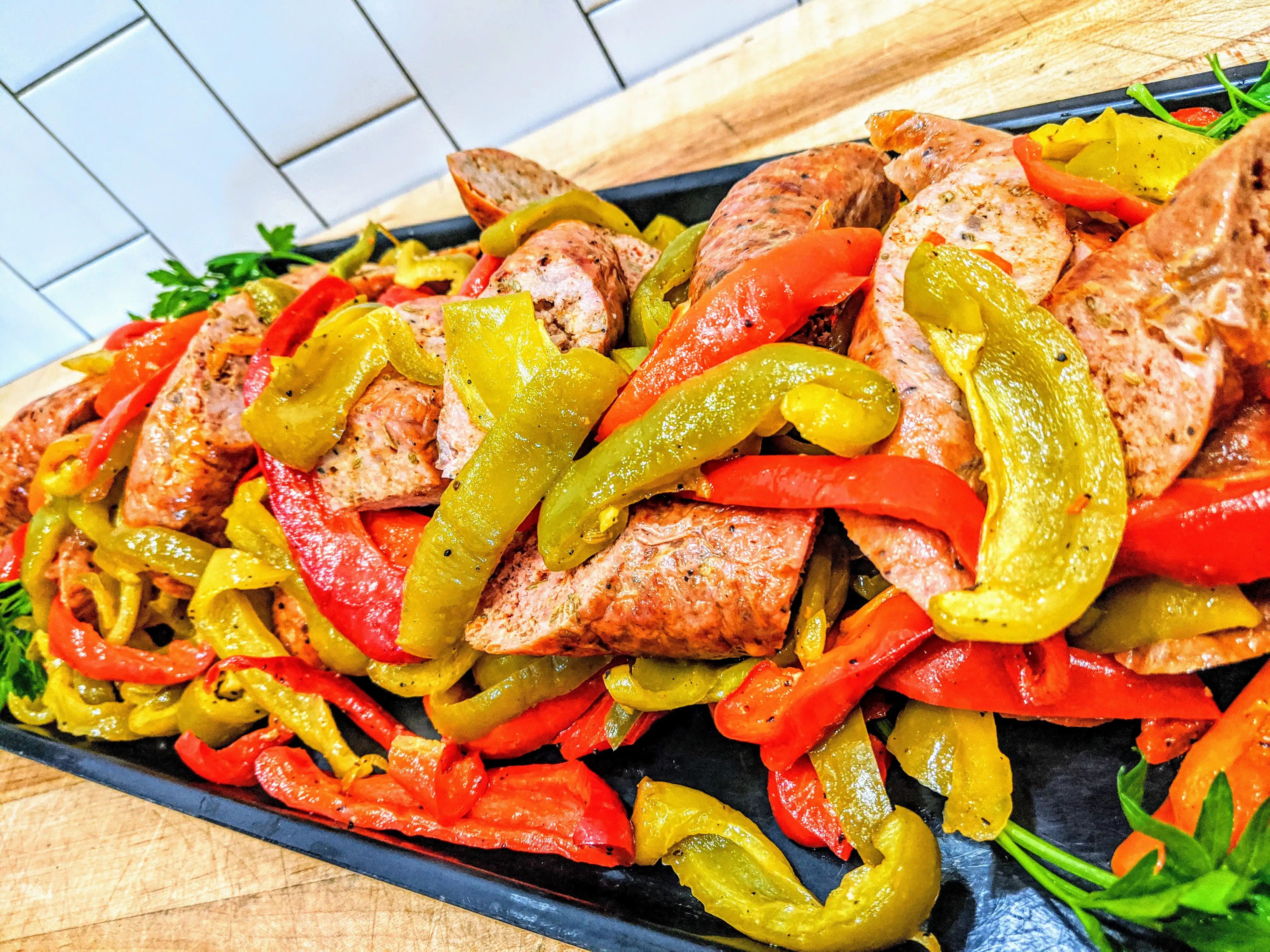 italian sausage and peppers