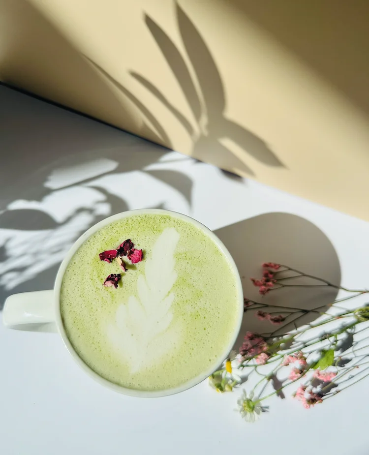 Wildflower Matcha Latte
