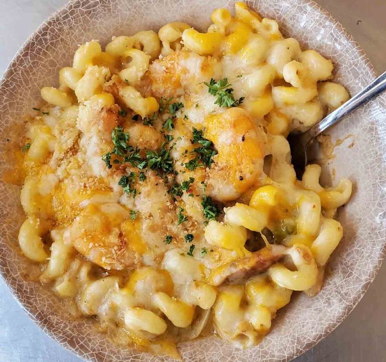 Seafood Mac - STARTER# at Page’s Okra Grill