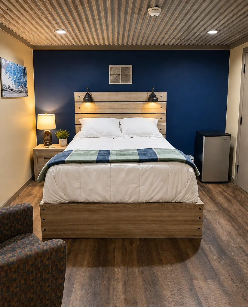 comfortable hotel room