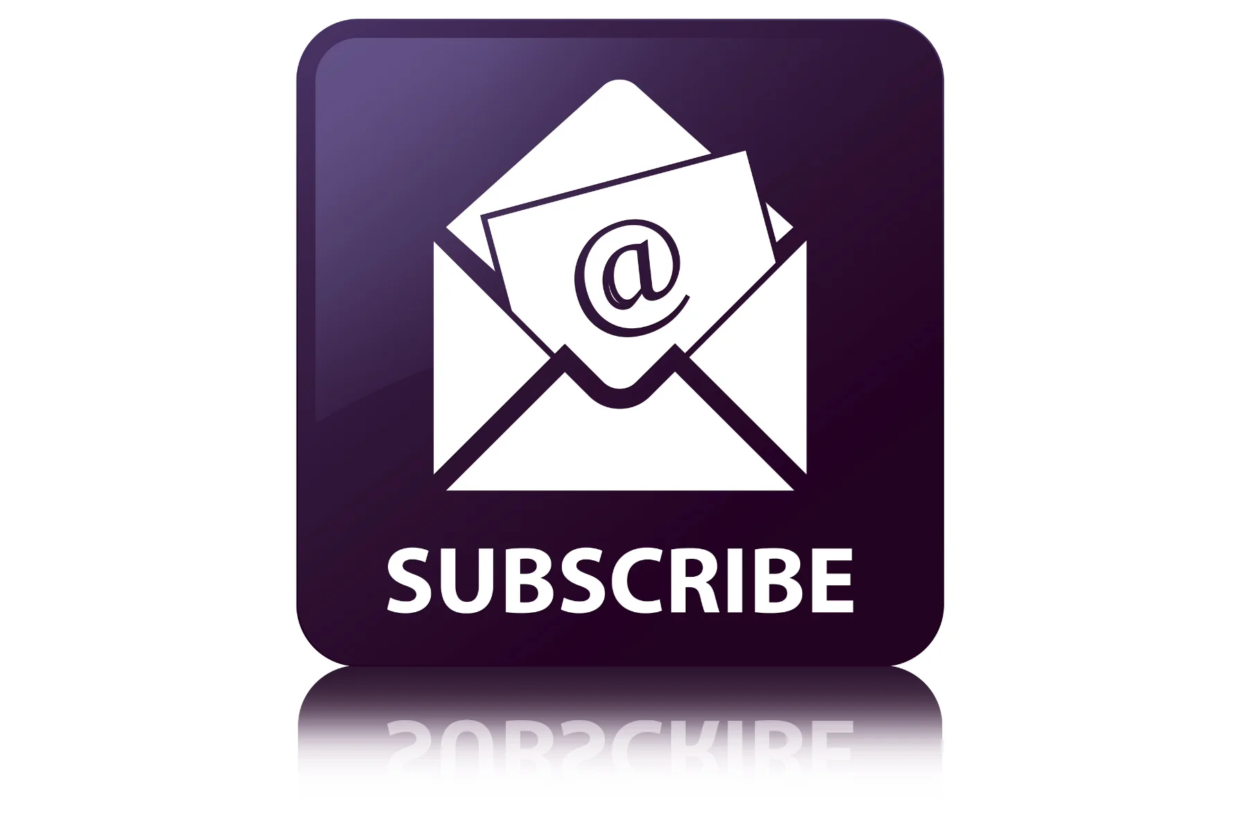 Icon of an envelope with 'Subscribe' text for email sign-up.
