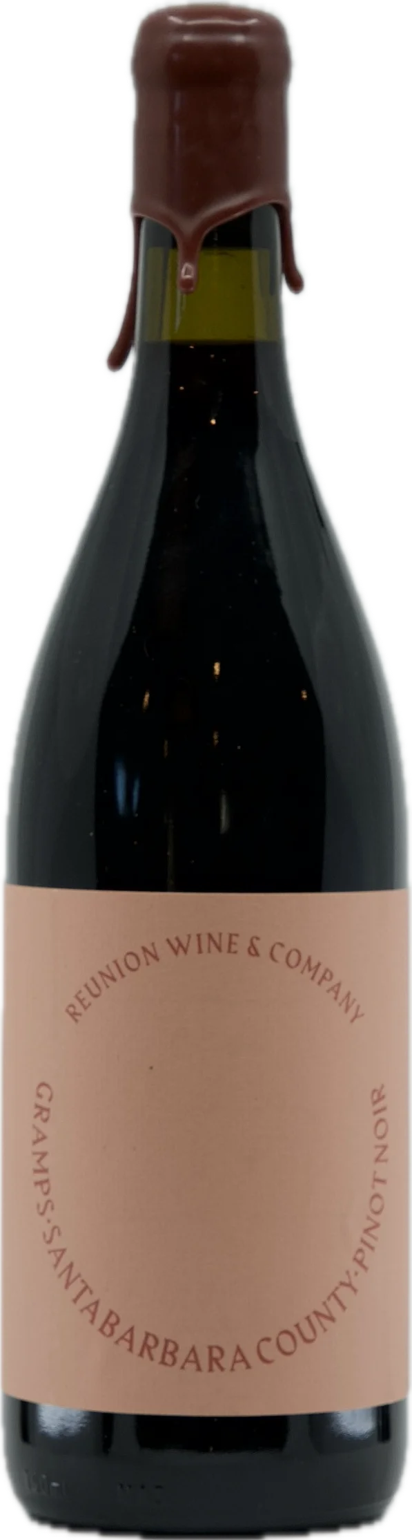 Bottle of Santa Barbara County Pinot Noir from Reunion Wine & Company