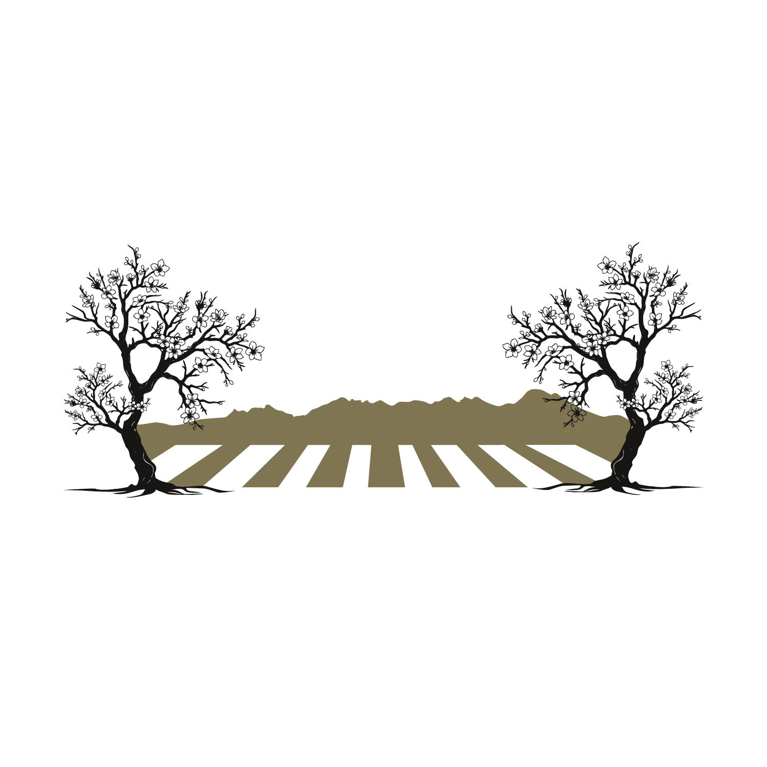 An elegant logo for '4 Corners Bistro' showcasing the name with a flowing script and wheat accents.