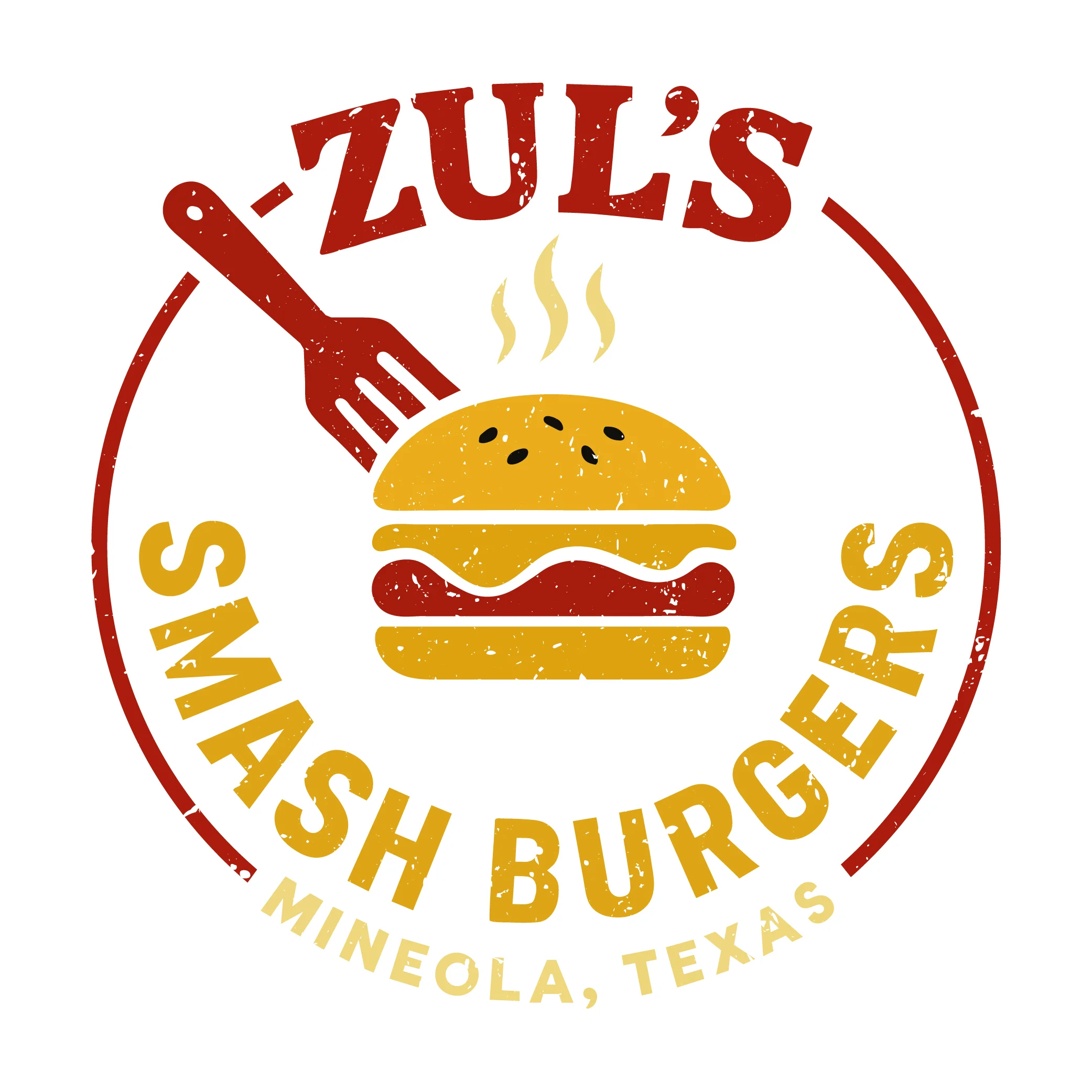 Zul's Smash Burgers logo from Mineola, Texas