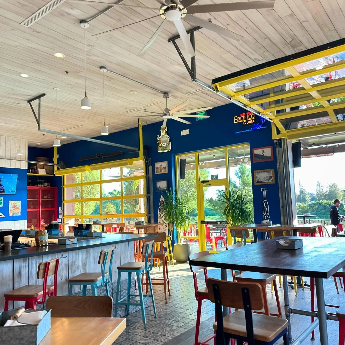 Tacos on the Patio at Pacific Coast Tacos Houston and Sugar Land
