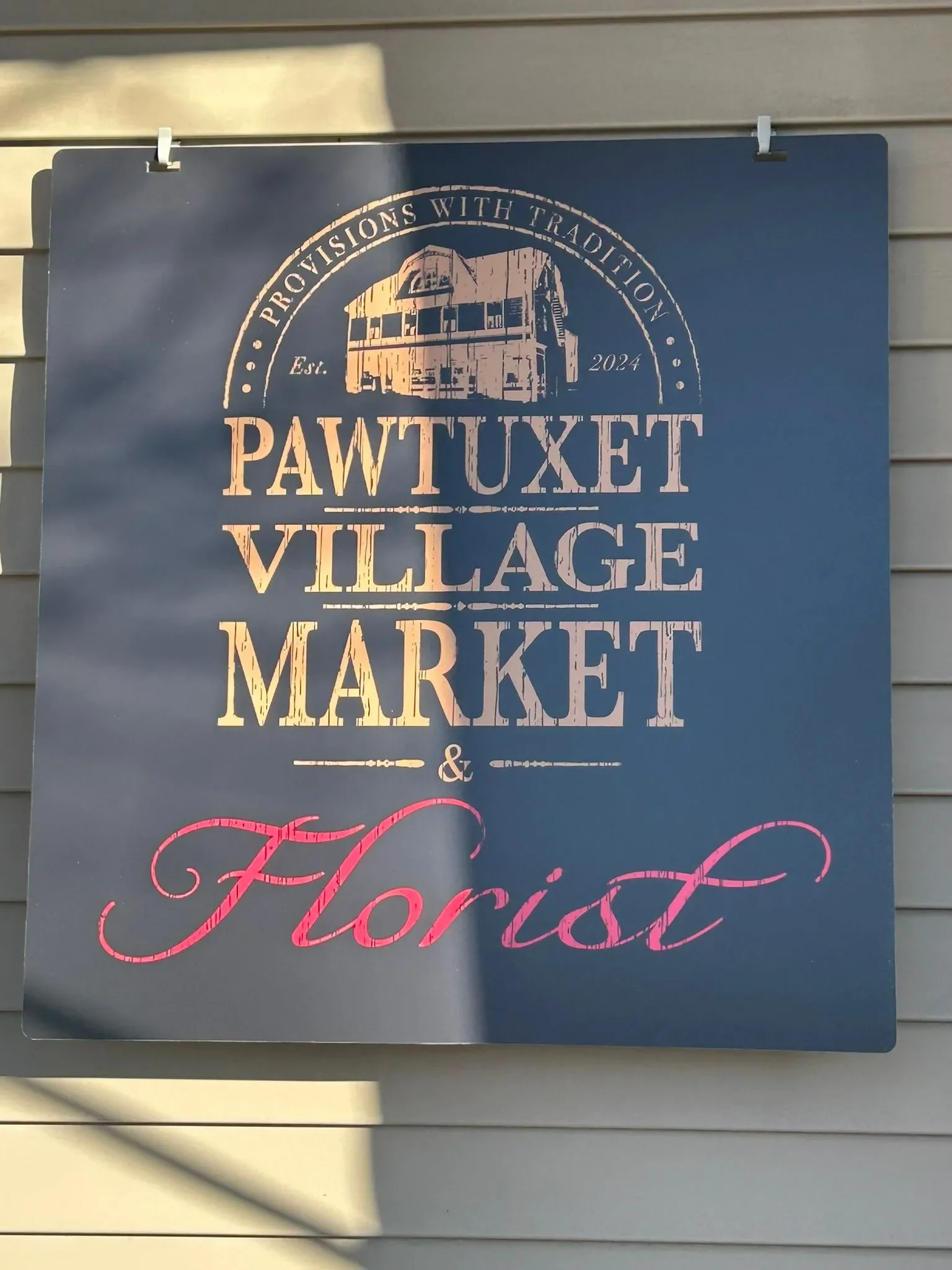 Florist Sign at Pawtuxet Village Market