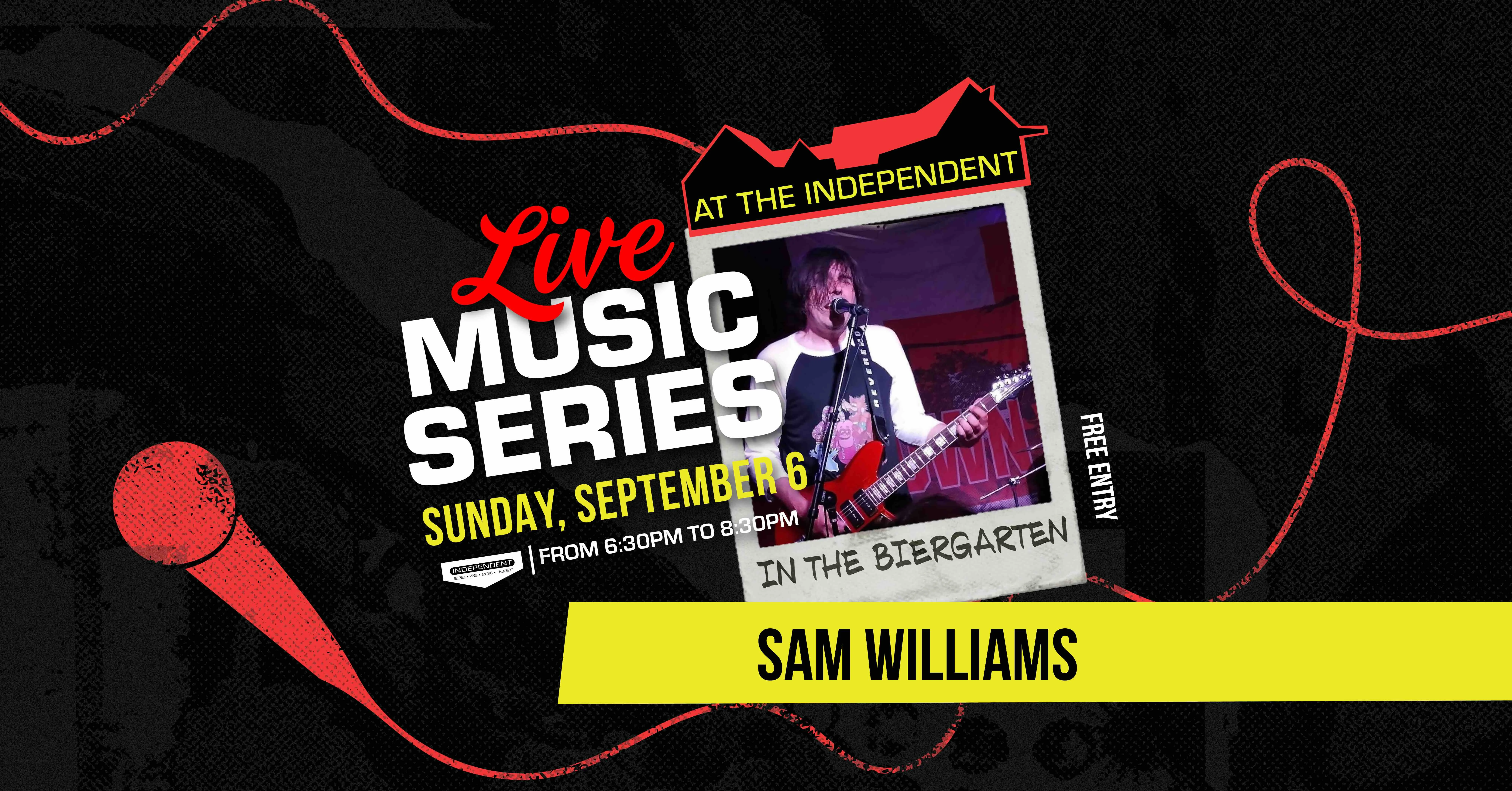 Promotional image for Indie Music event featuring Todd Murphy.