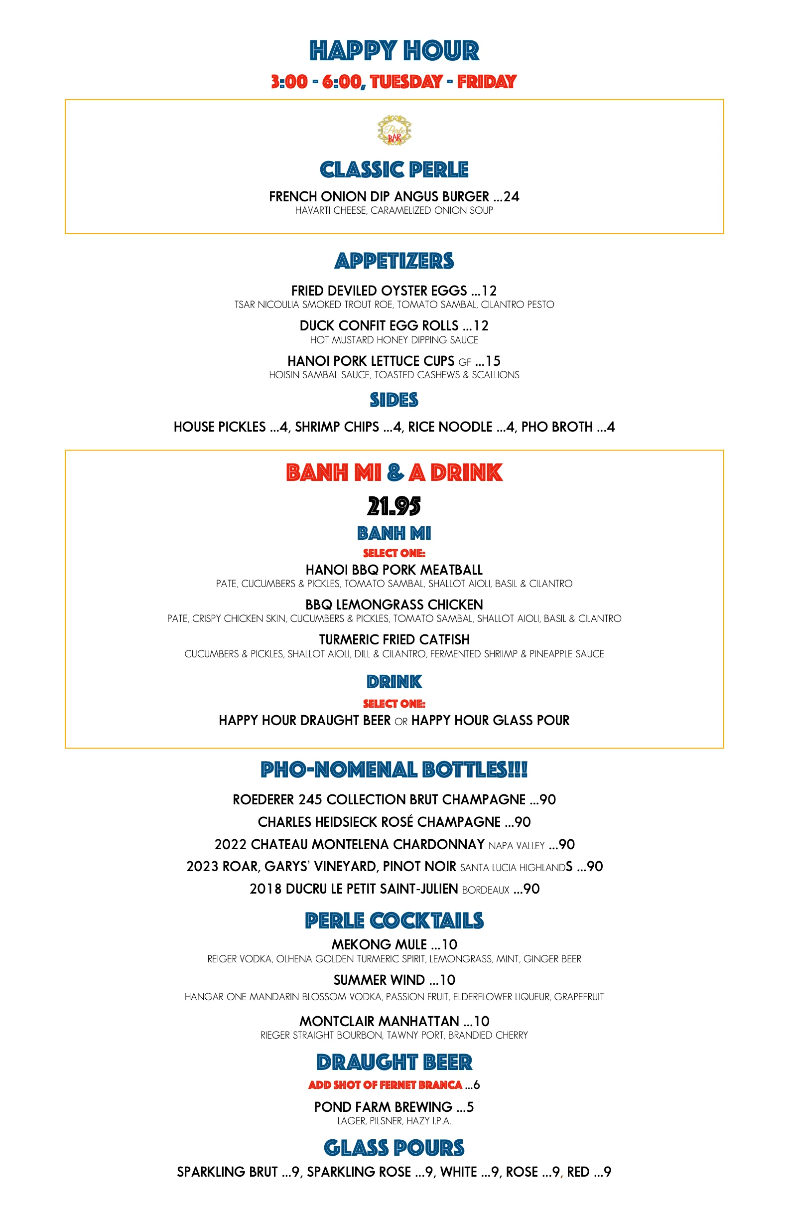 All-day menu featuring a variety of delicious dishes.