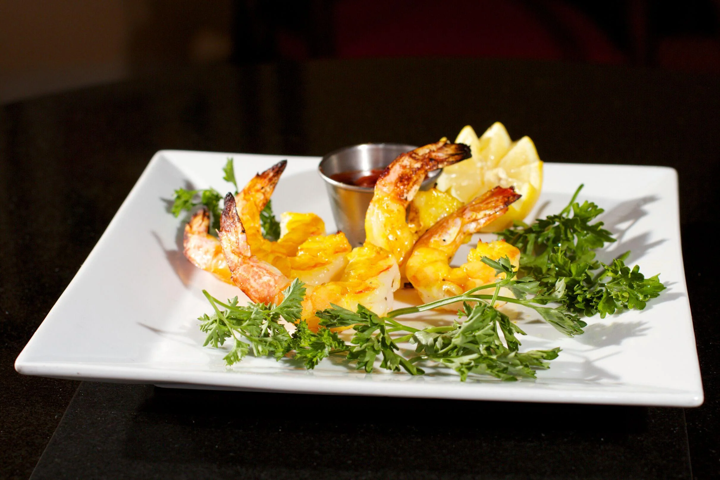 Grill shrimp
