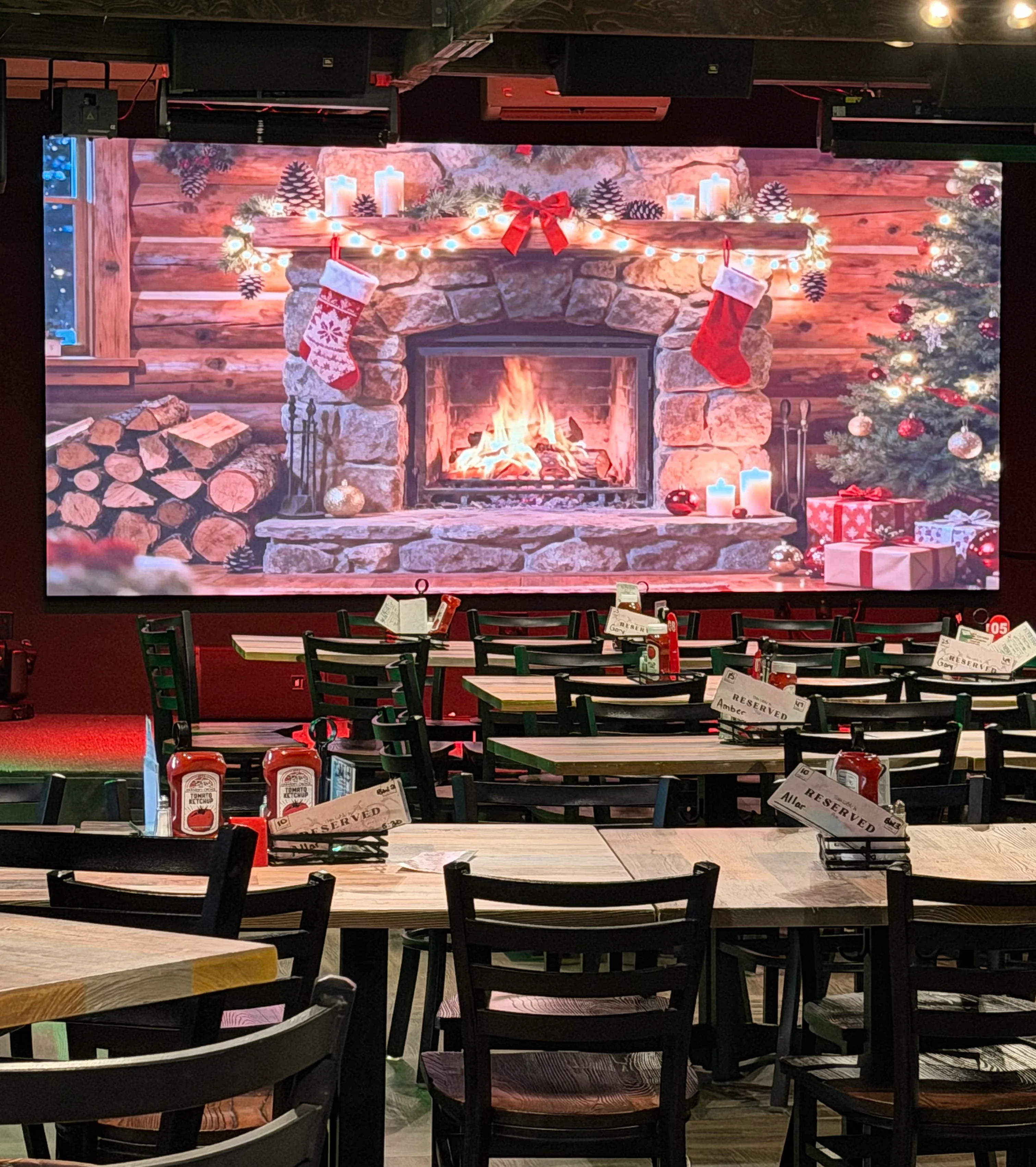Delicious gourmet burger with fresh toppings on a wooden table