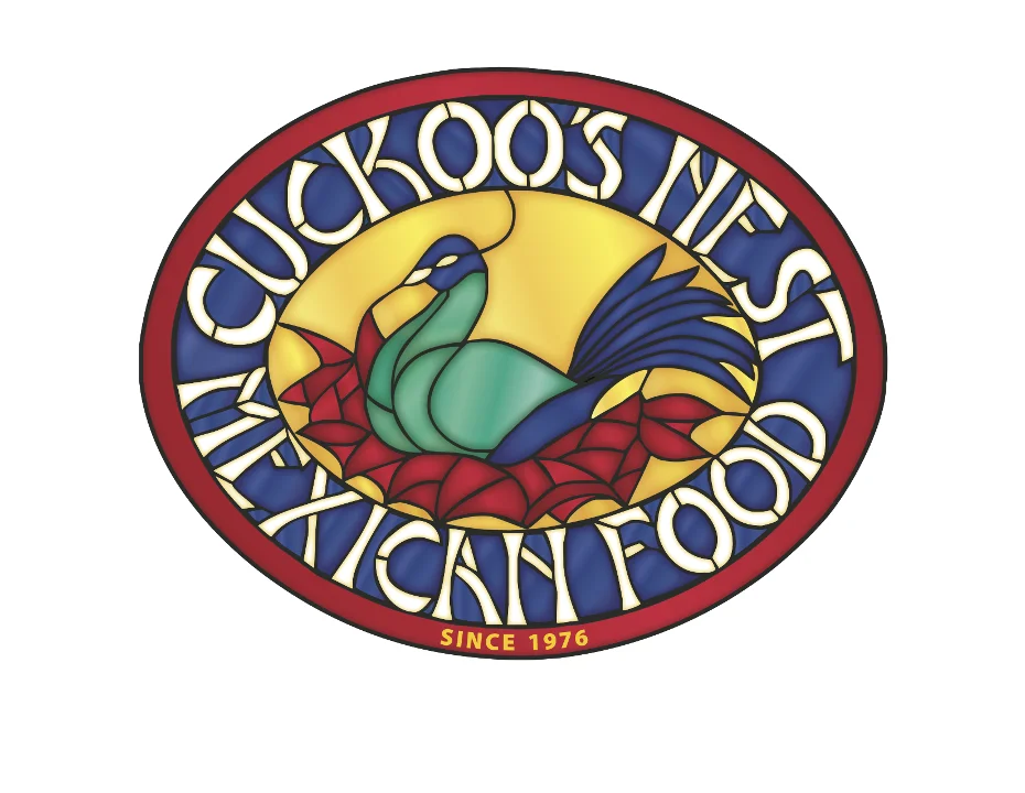 Colorful logo of Cuckoo's Nest Mexican Food since 1976