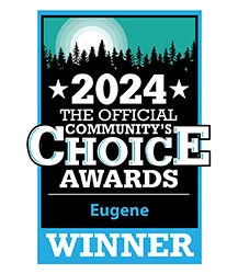 2024 Community's Choice Awards Winner badge for Eugene