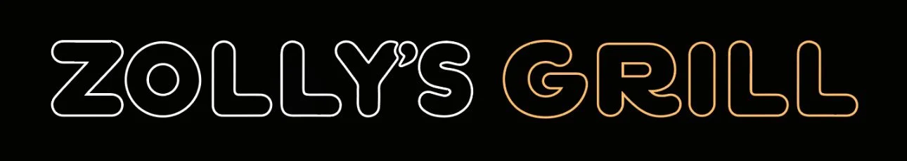 Zolly's Grill restaurant logo on a black background