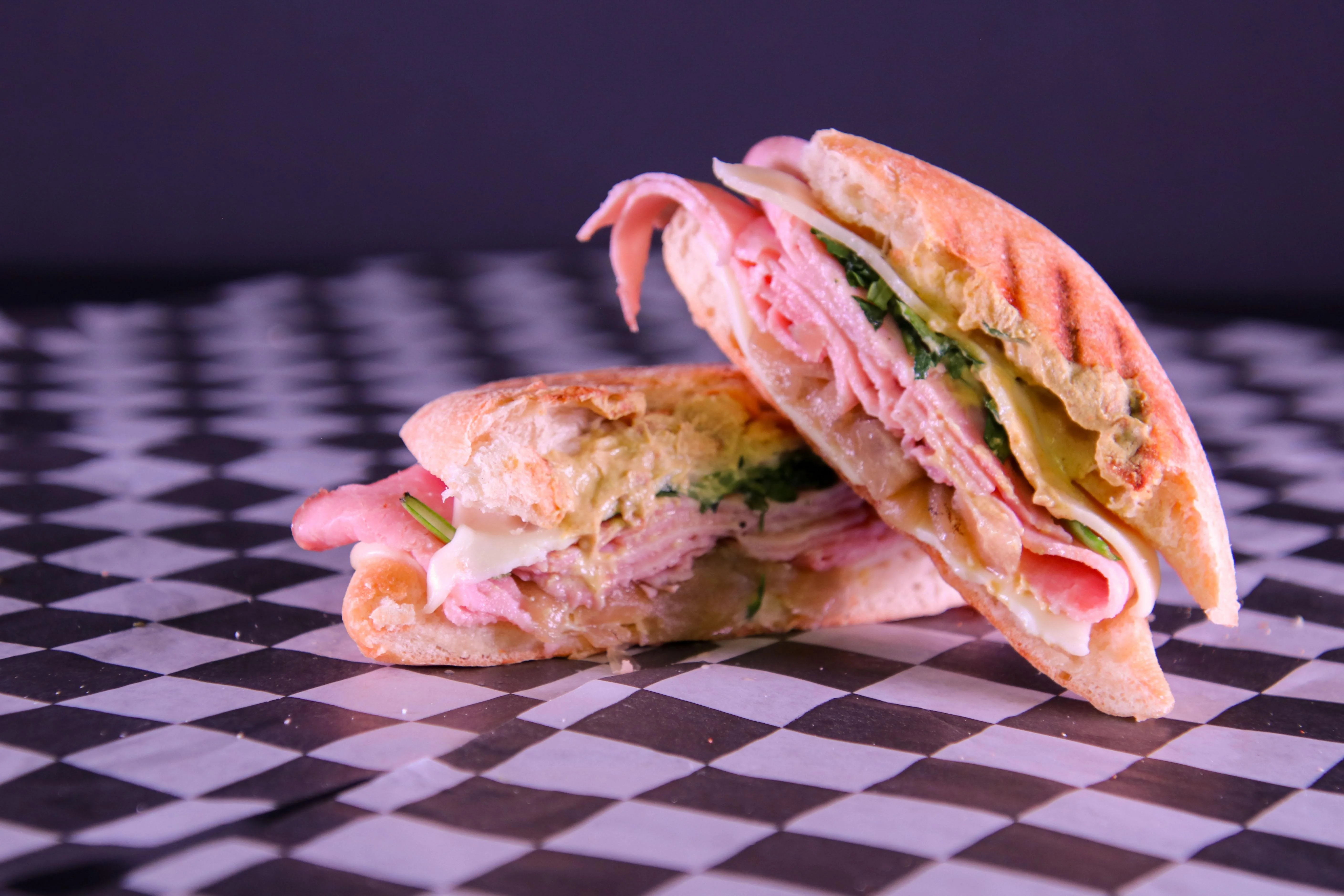 Ham and Swiss Dijon Crunch Panini (Breakfast)