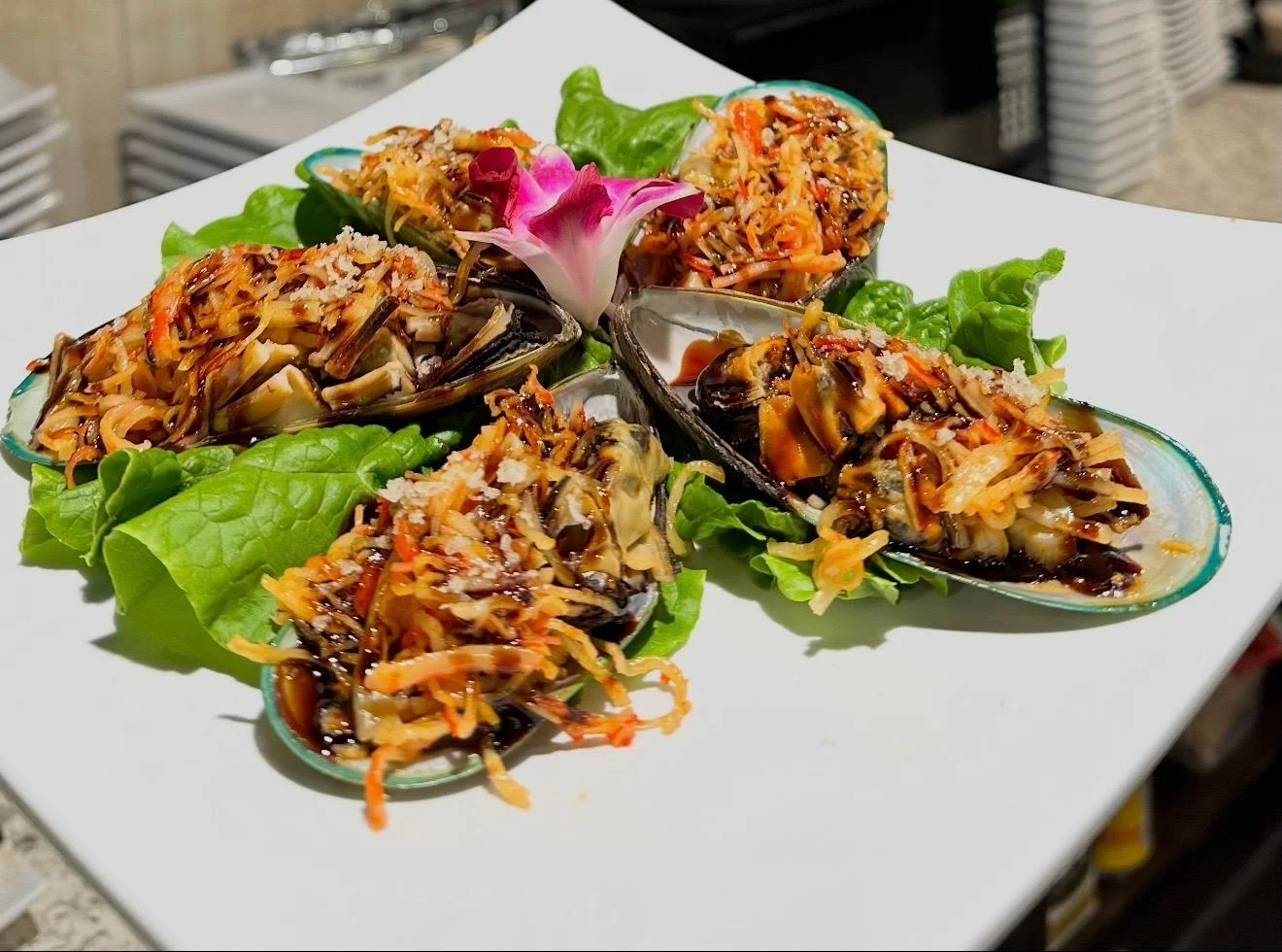 Baked Mussels