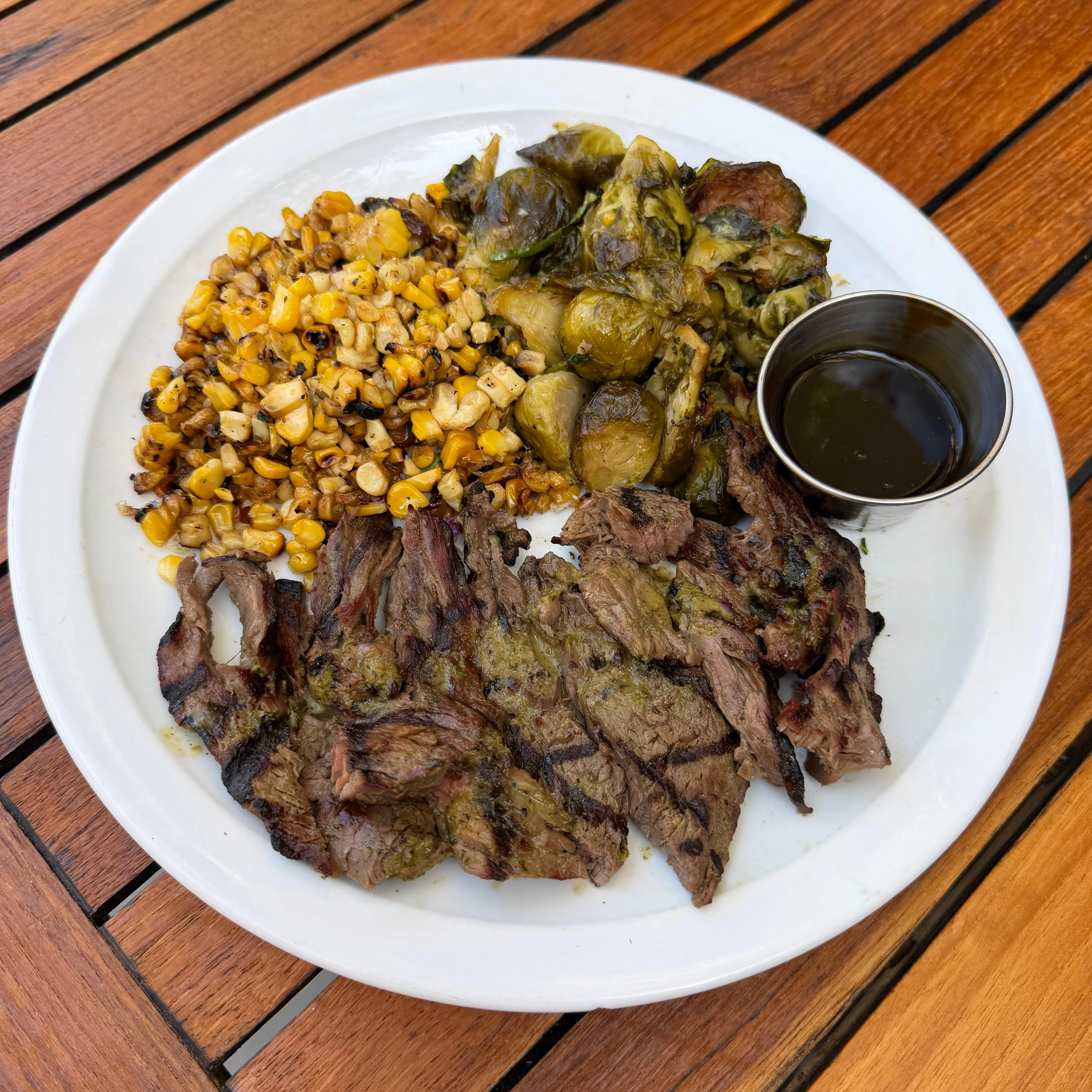 Grilled Steak Plate with  2 Sides