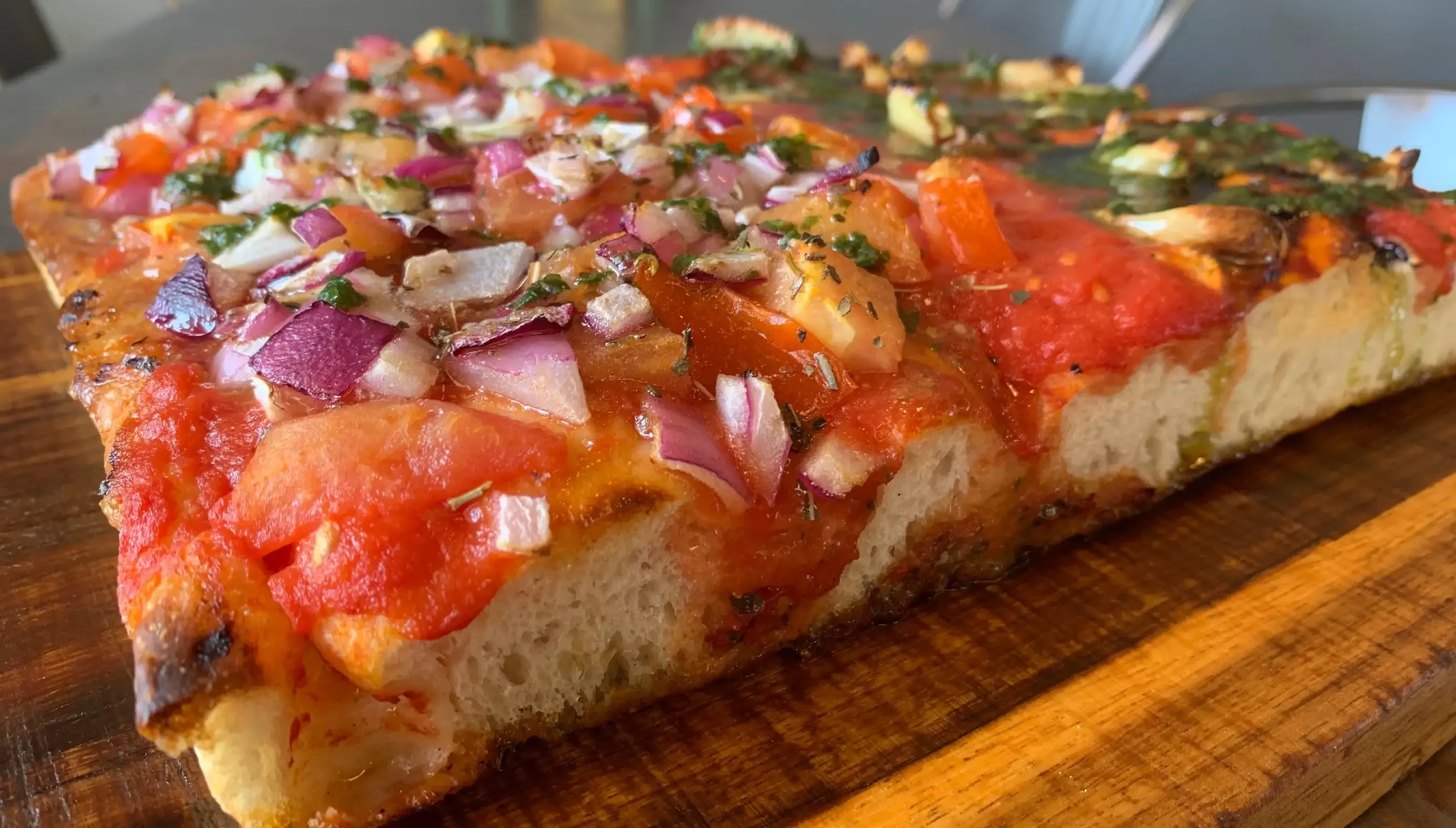 Vegan Bruschetta Pizza