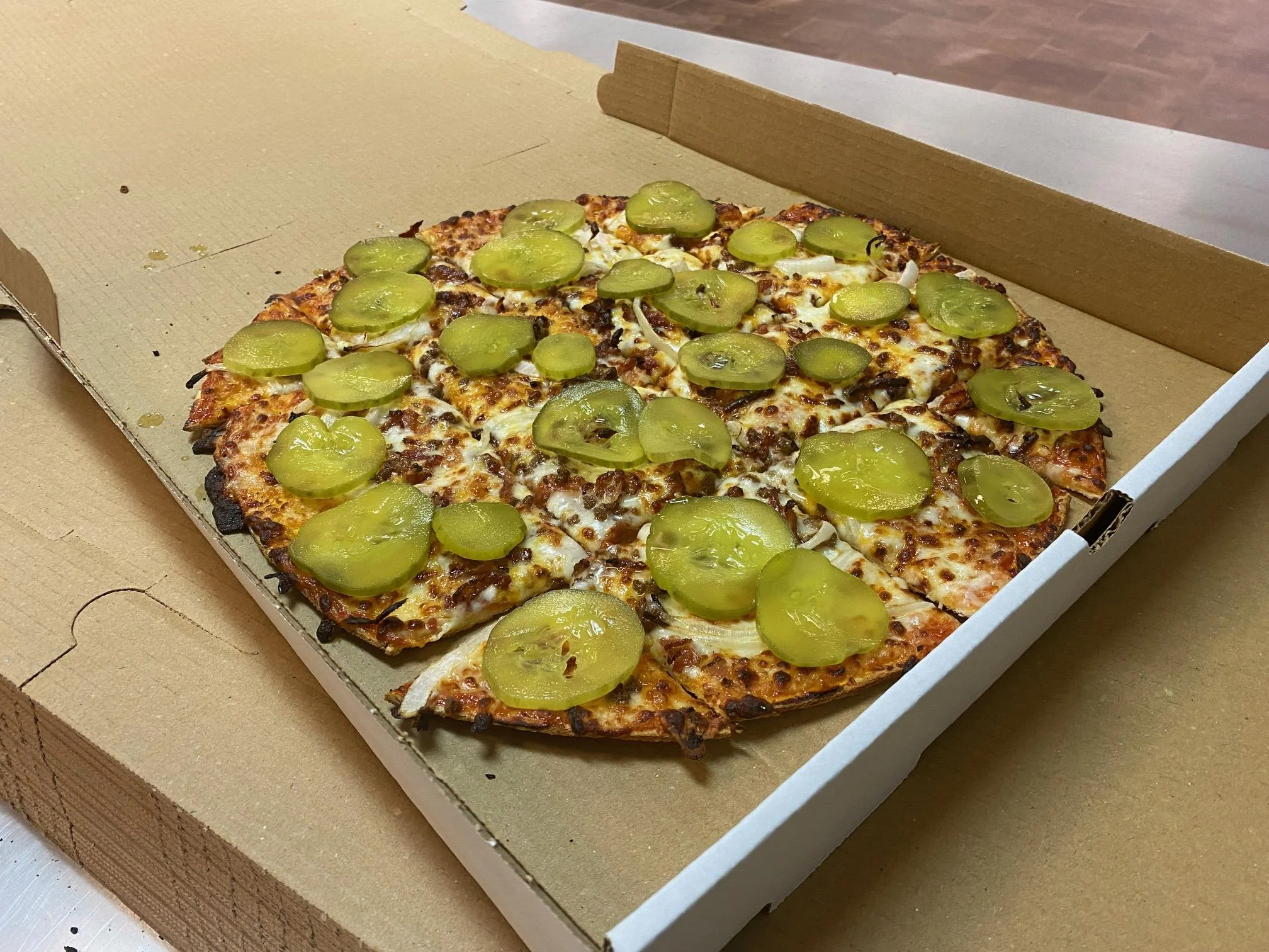 Bacon Cheeseburger Pizza