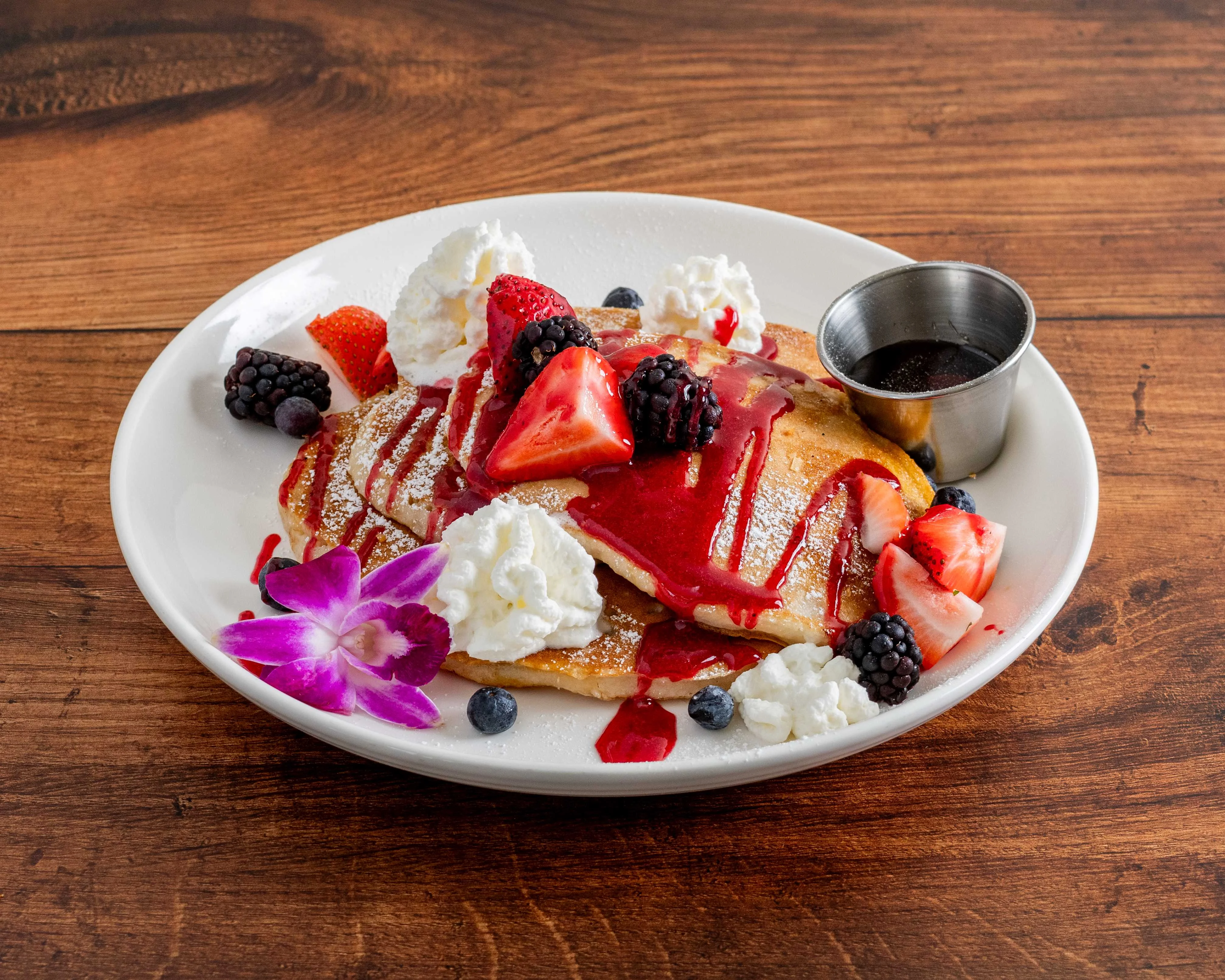 Berry Pancakes made to order