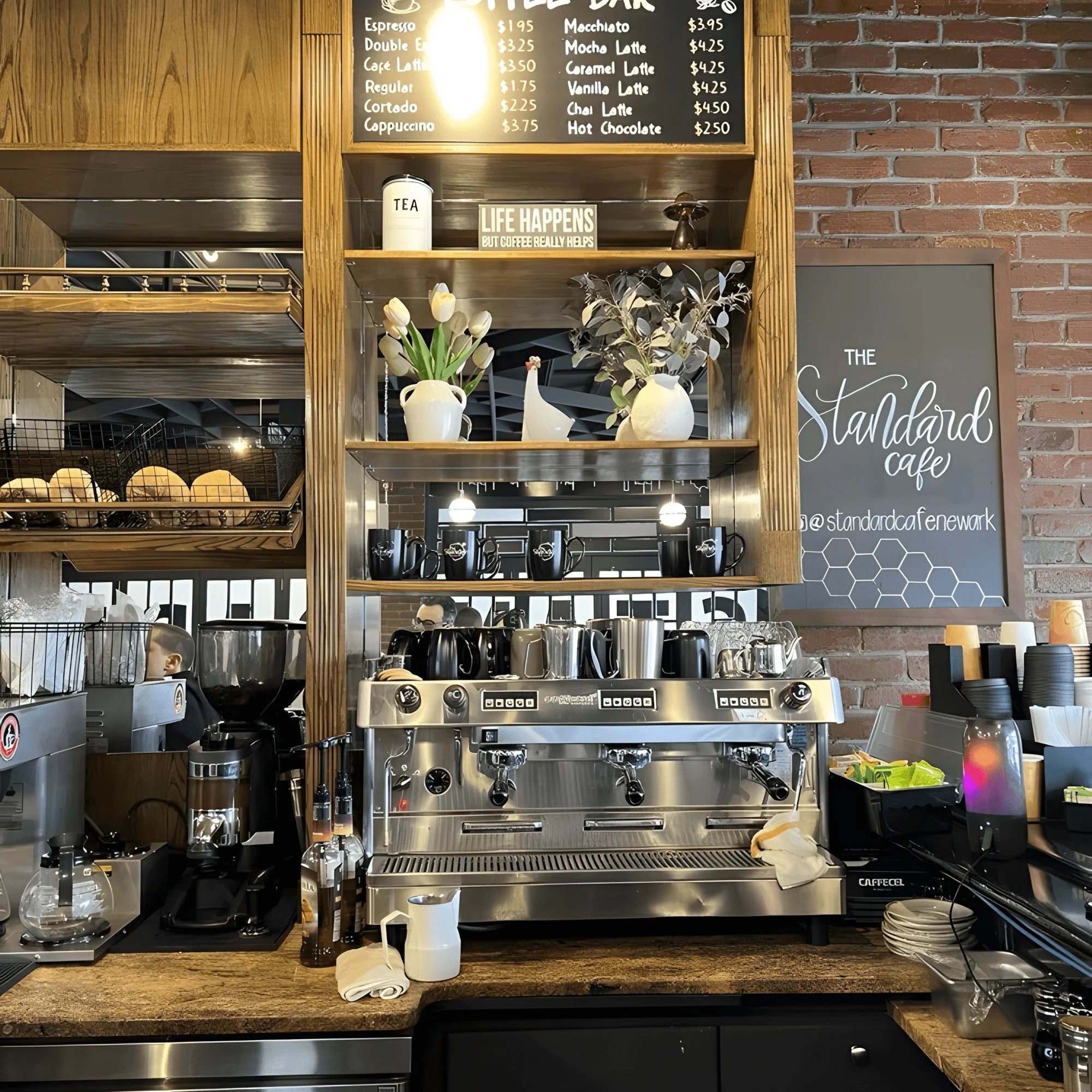 The Standard Cafe coffee machine