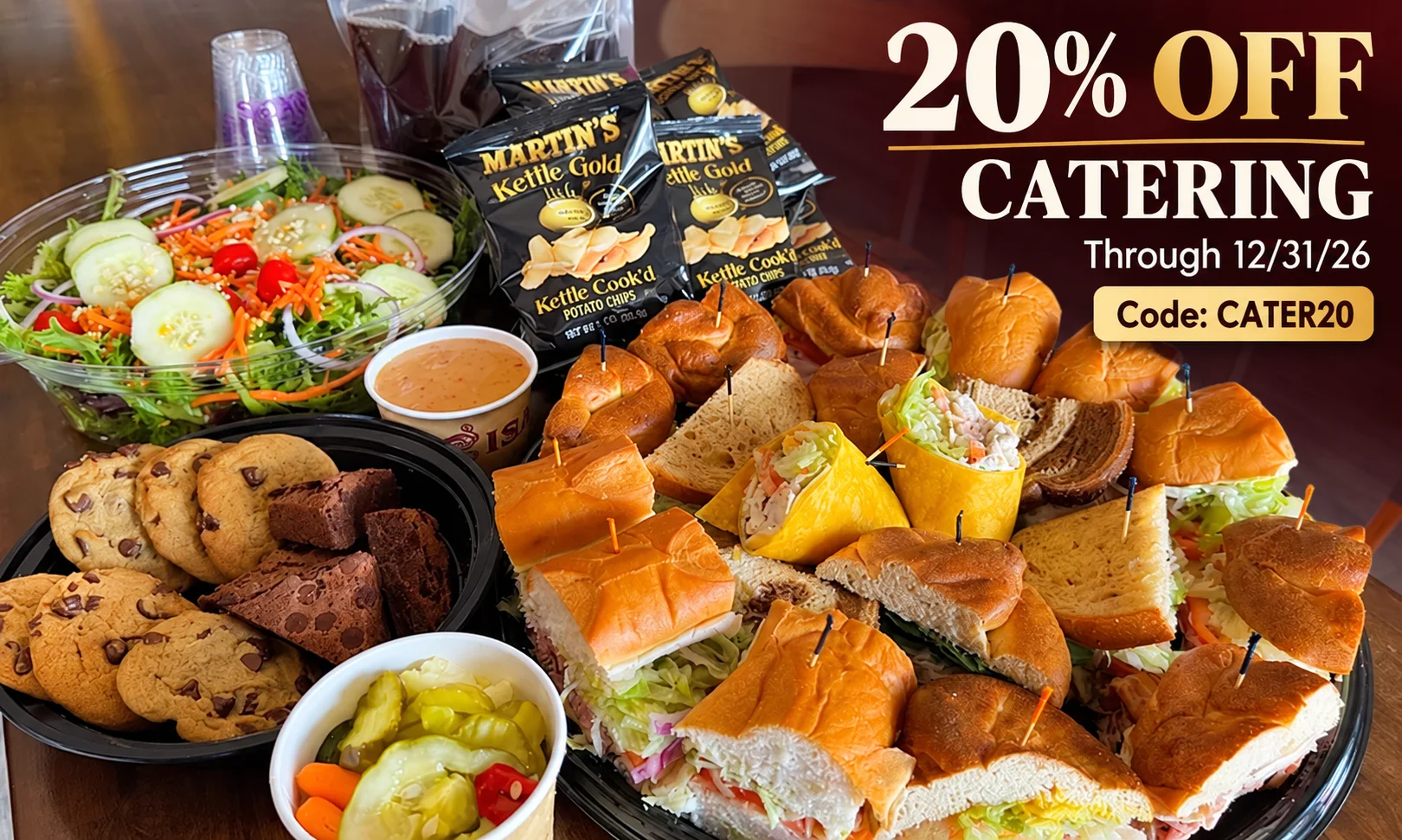 Catering Spread, 20% off